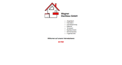 Desktop Screenshot of dachbau-wagner.de